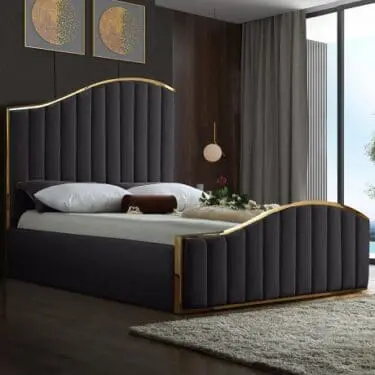Maya Velvet Bed