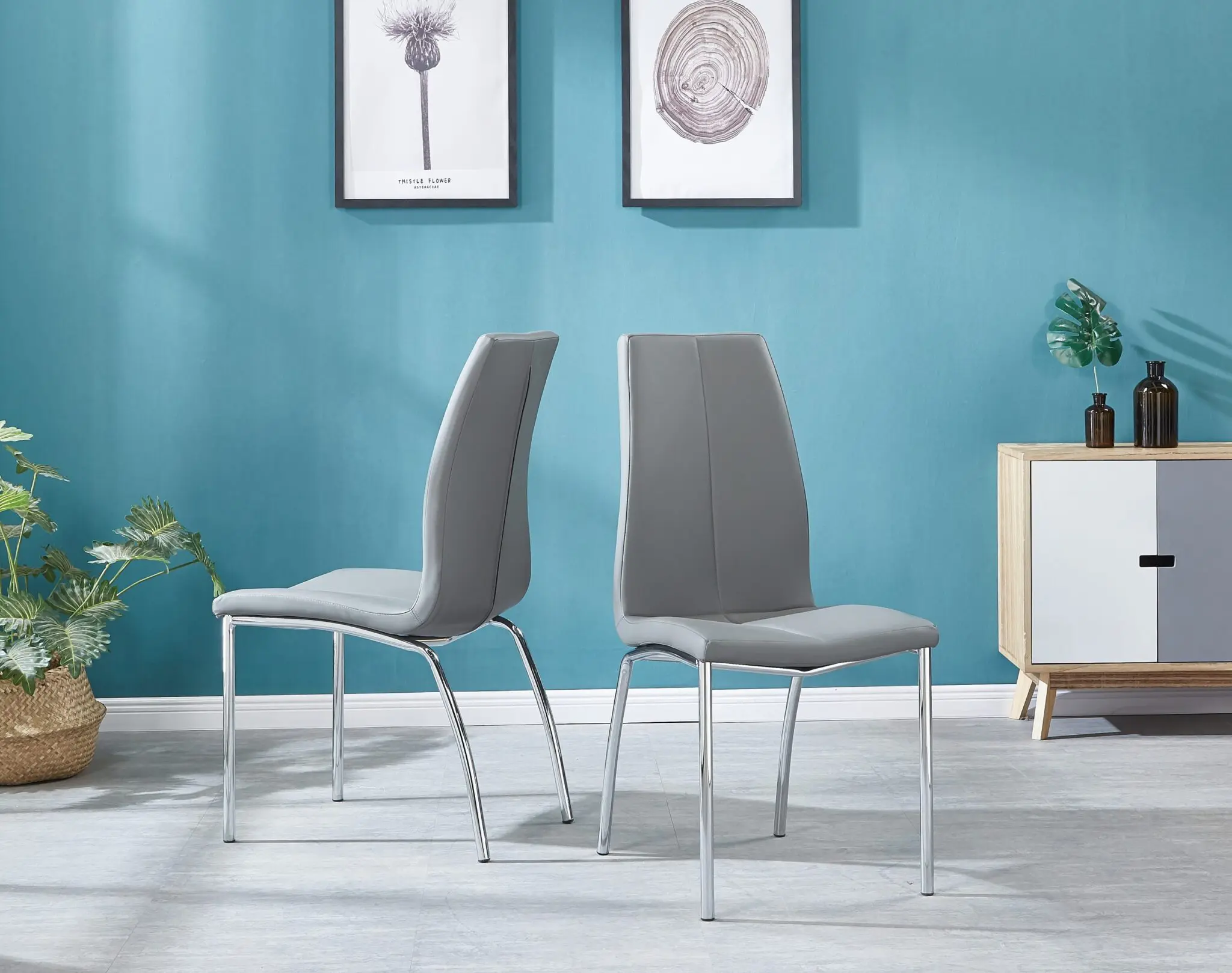 Anoris White/Black Dining Set - Image 4