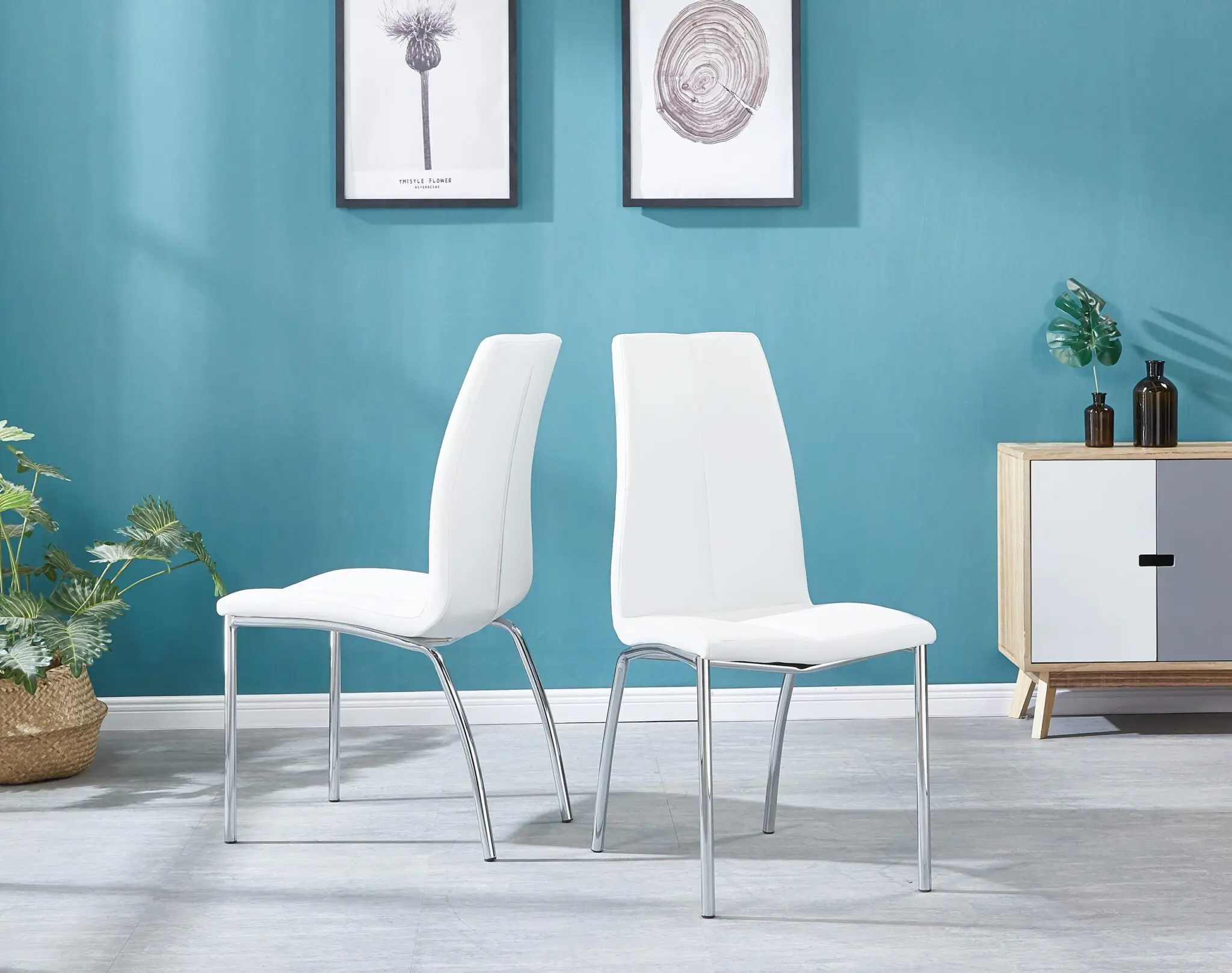 Anoris White/Black Dining Set - Image 3