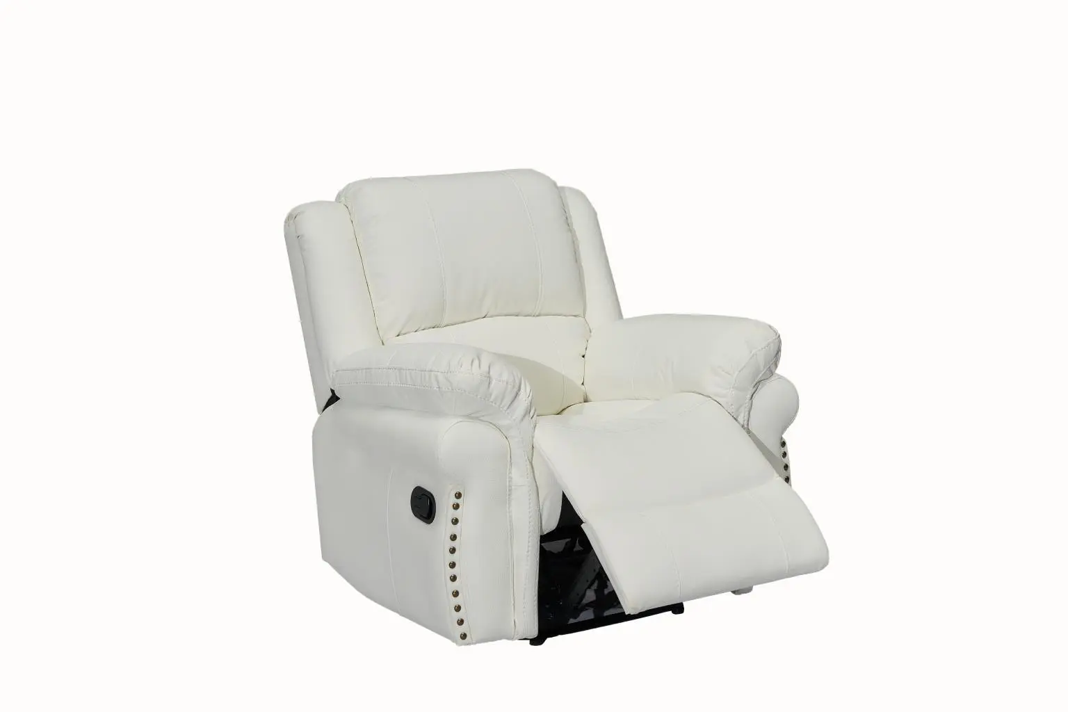 Cesar White Sofa Set w/Bluetooth Speakers & Led Light - Image 2
