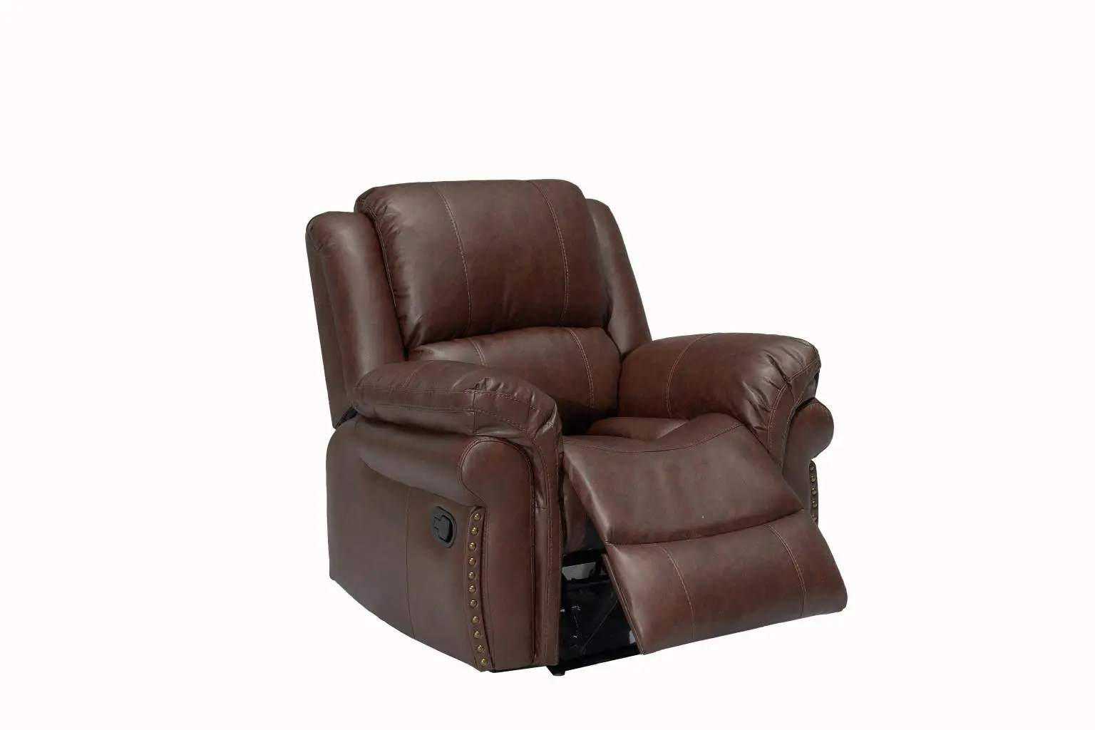 Cesar Brown Sofa Set w/Bluetooth Speakers & Led Light - Image 2