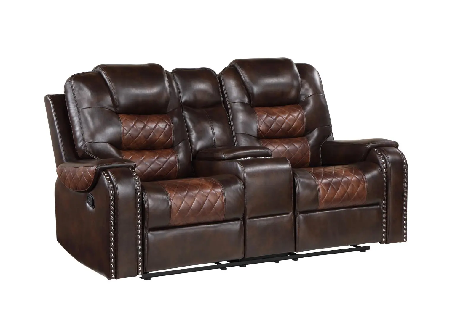 Harlow Motion Brown Sofa Set - Image 3