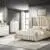 King Bed, 1 Night Stand, Mirror and Dresser