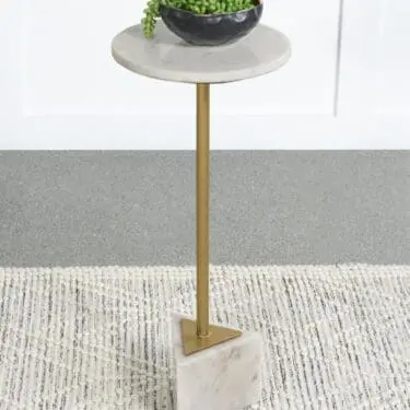 Fulcher Round Metal Side Table