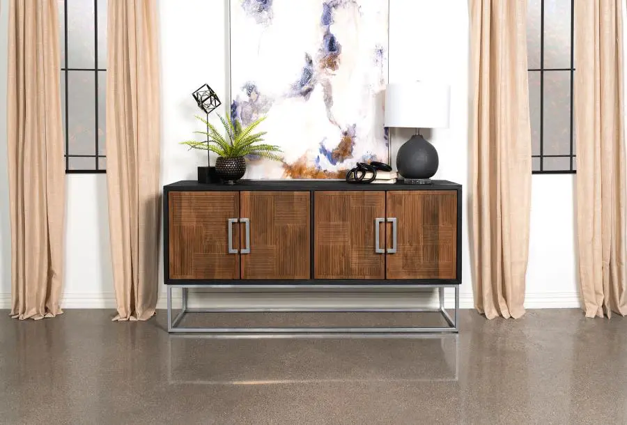 Borman 4-Door Wooden Cabinet