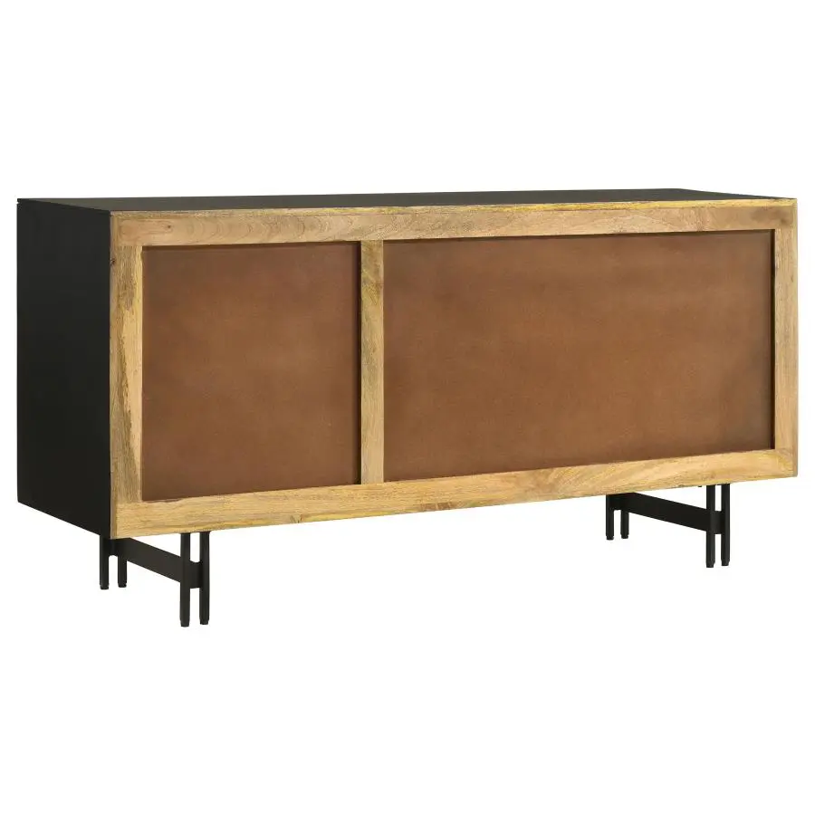 Aminah 3-Door Wooden Cabinet - Image 3