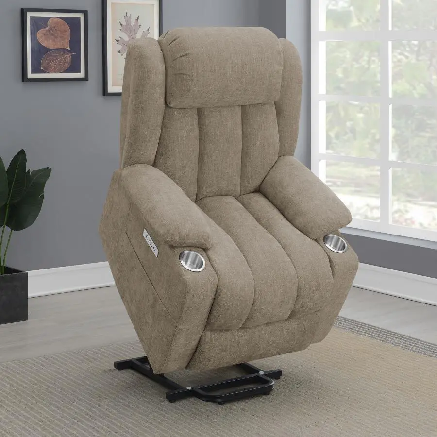 Houston Upholstered Power Lift Recliner - Image 2