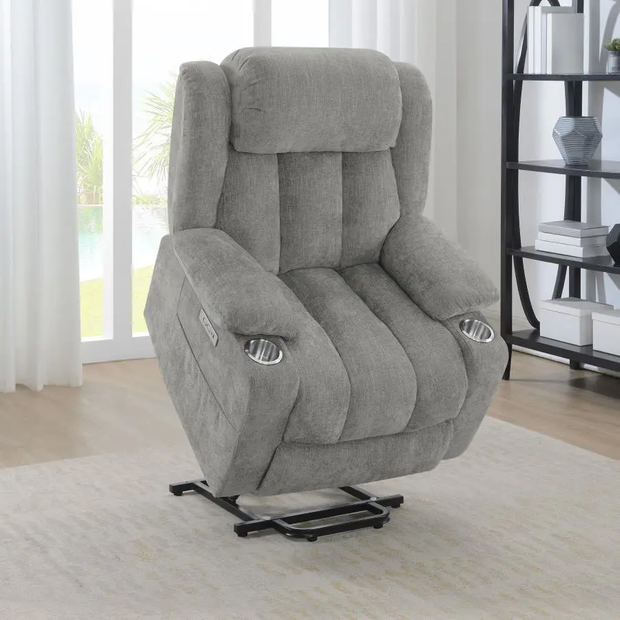 Houston Upholstered Power Lift Recliner - Image 2