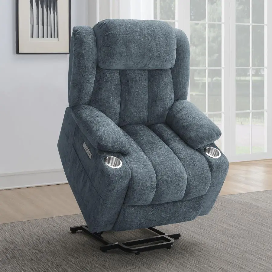Houston Upholstered Power Lift Recliner - Image 3