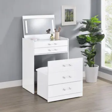 Danbury Makeup Vanity & Stool Set
