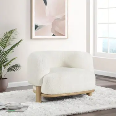 Lawler Upholstered Barrel Back Accent Chair
