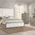 Queen Bed, 1 Night Stand, Mirror and Dresser