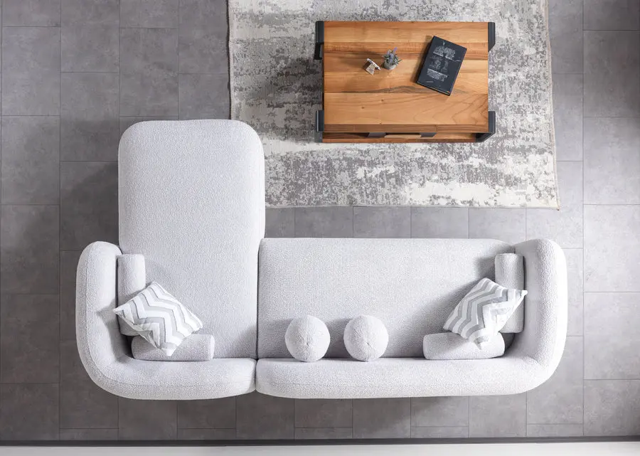 Liva Sand Boucle Sectional - Image 3
