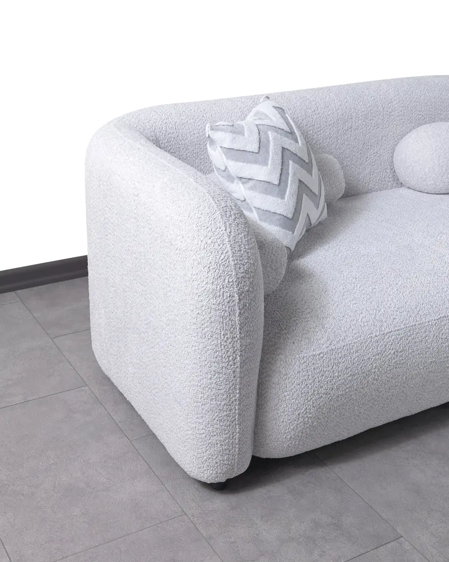 Liva Sand Boucle Sectional - Image 4
