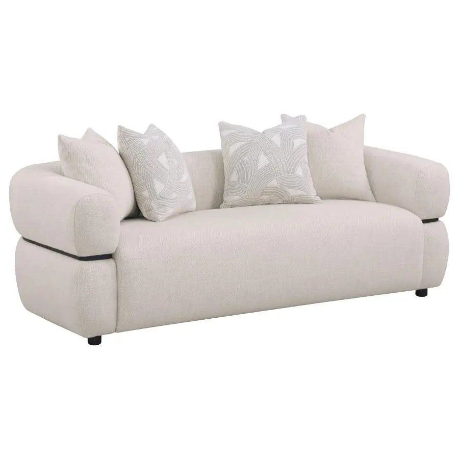 Jeanette Fabric Sofa Set Beige - Image 10