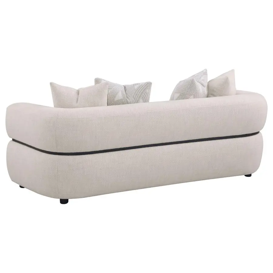 Jeanette Fabric Sofa Set Beige - Image 9