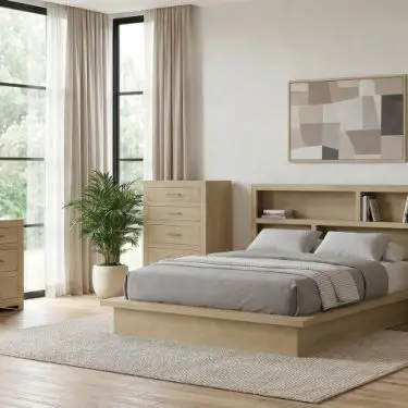 Hendricks Bedroom Set with Bookcase Bed