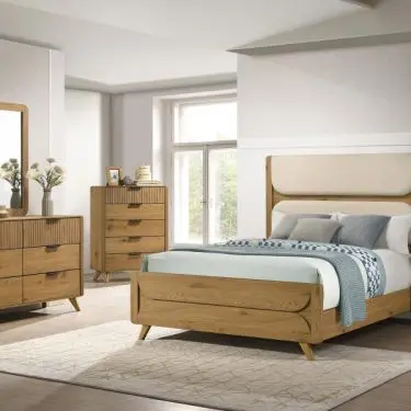Bennett Bedroom Set Light Oak