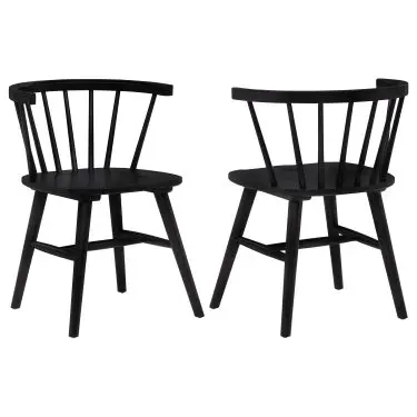Jeffries Windsor Wood Dining Side Chair (Set of 2)
