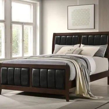 Carlton Panel Bed Cappuccino