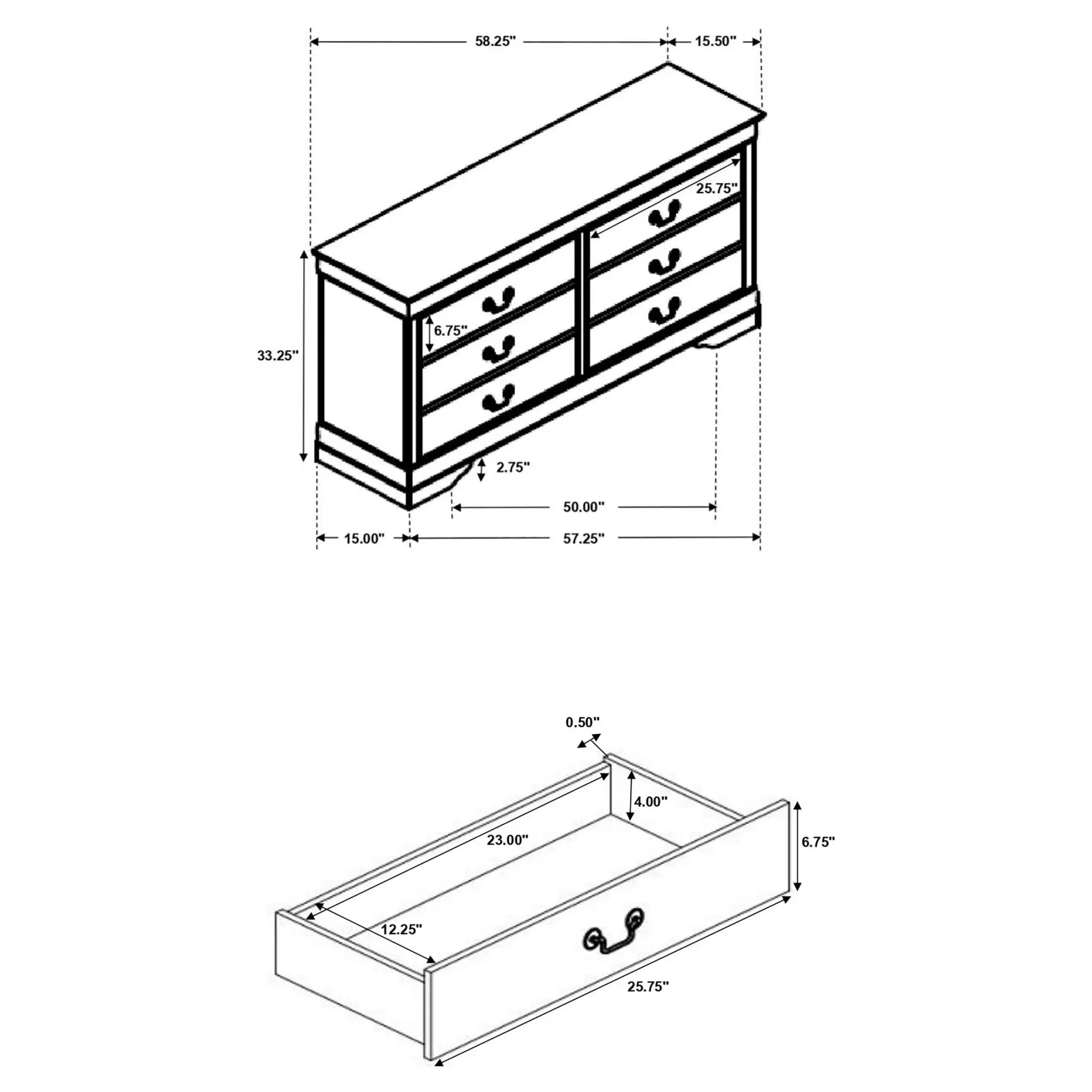 Louis Philippe Bed - Image 19