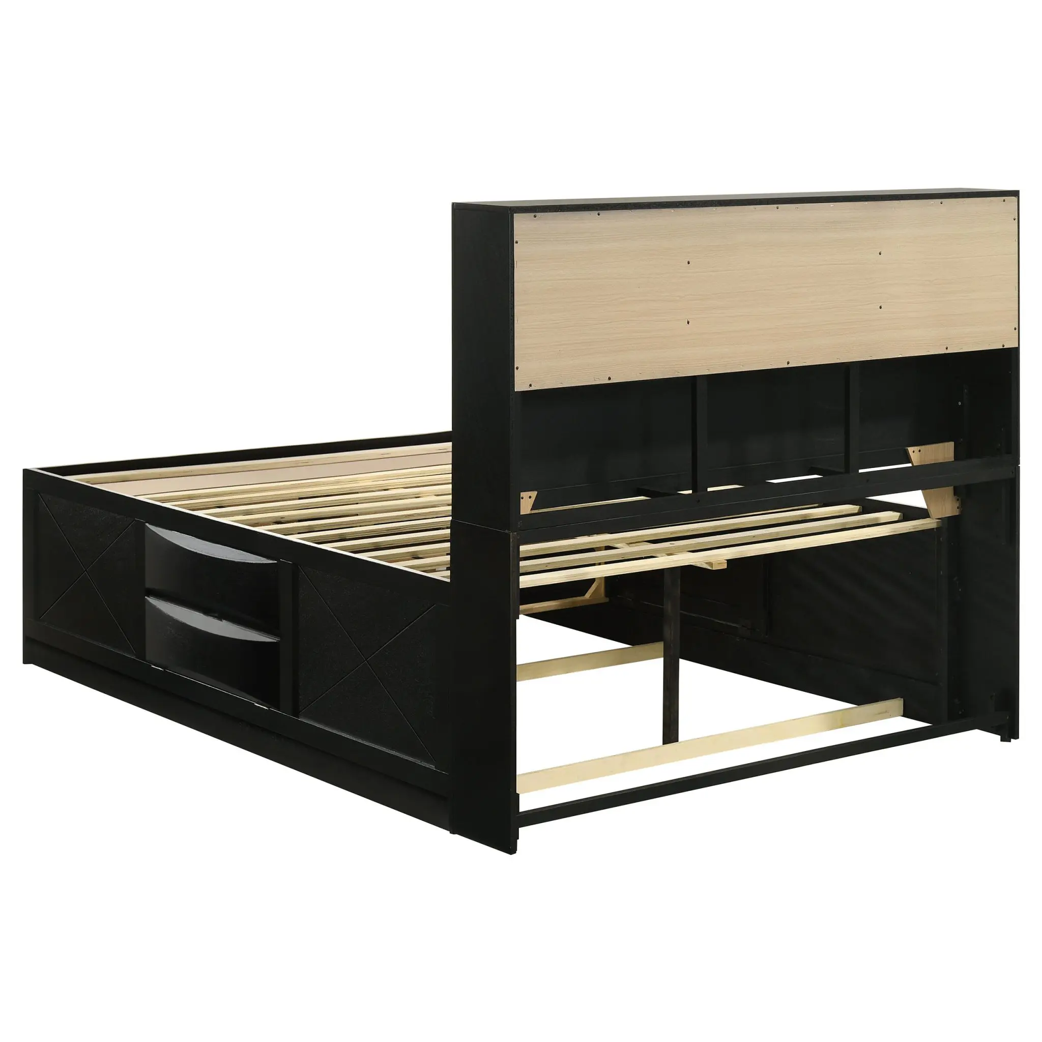 Briana Storage Bed Black - Image 4