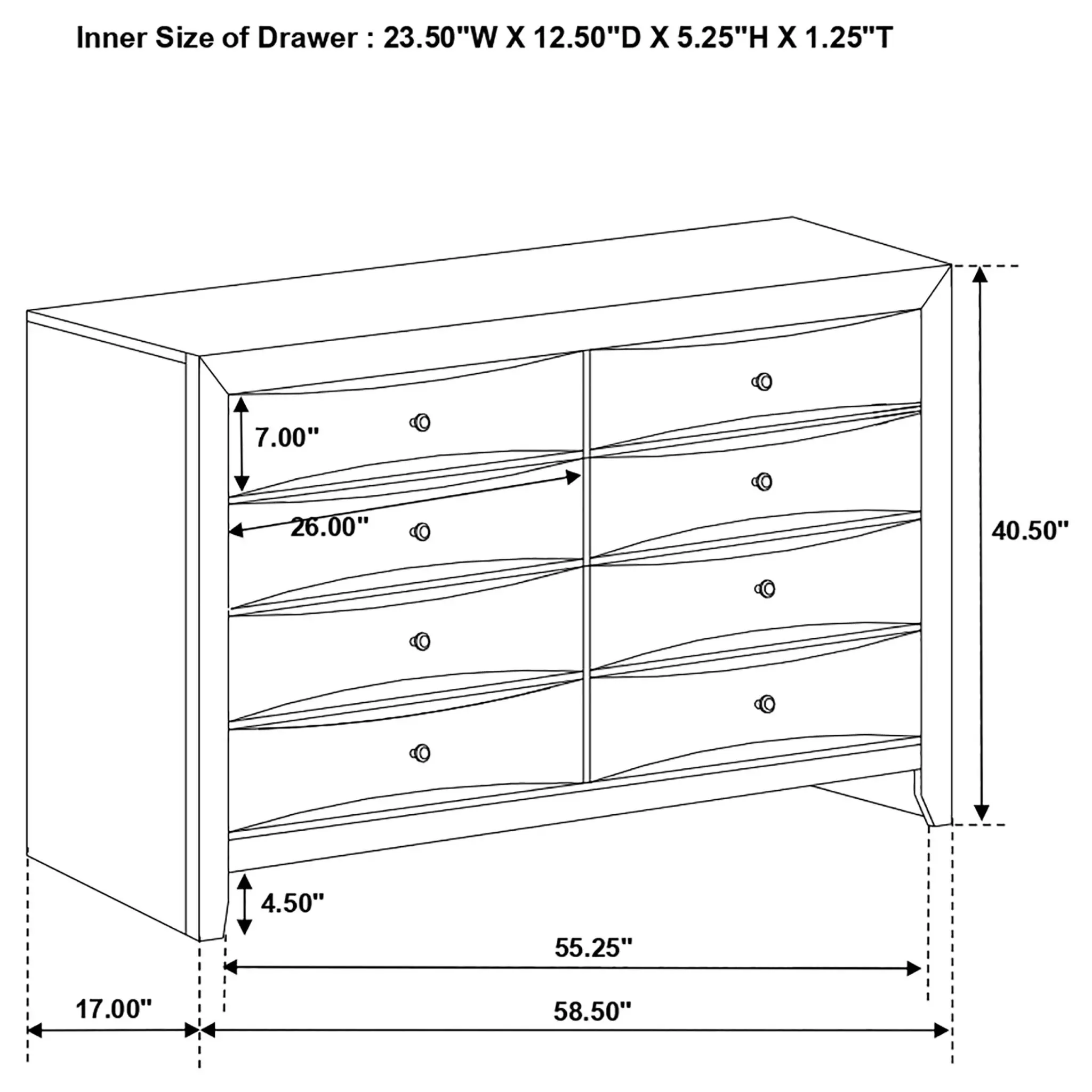 Briana Storage Bed Black - Image 13
