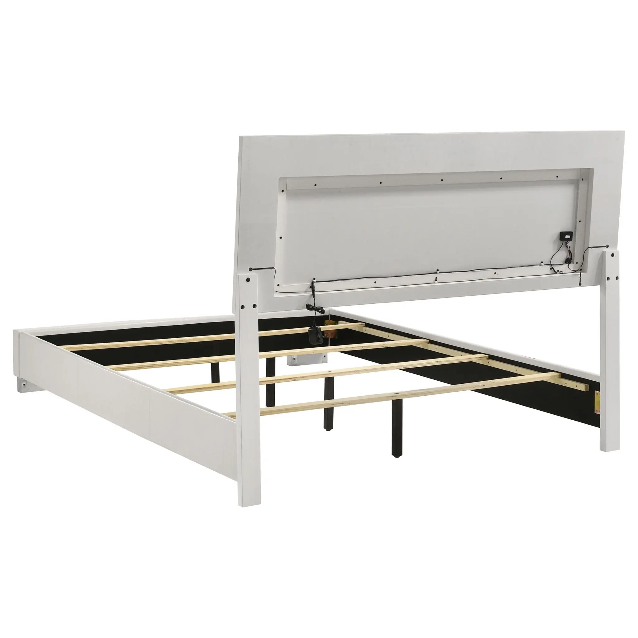Felicity Bed White High Gloss - Image 4