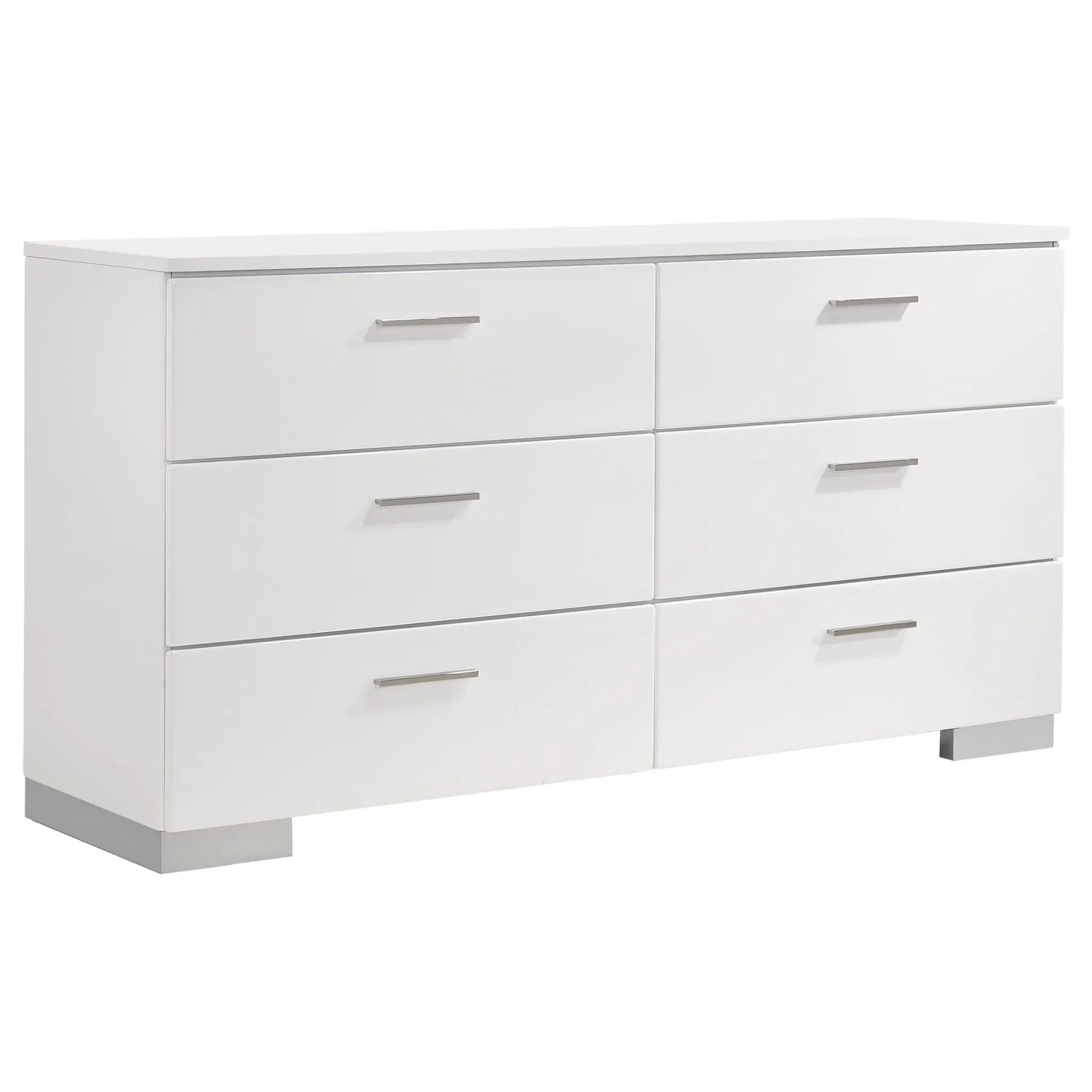 Felicity Bed White High Gloss - Image 8