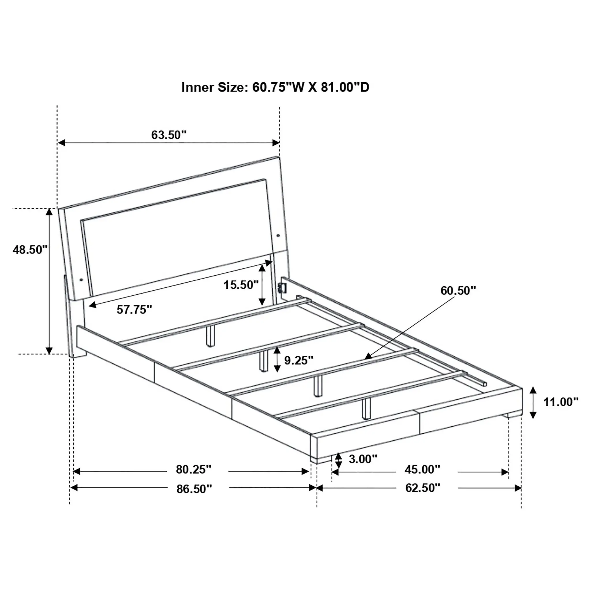 Felicity Bed White High Gloss - Image 14