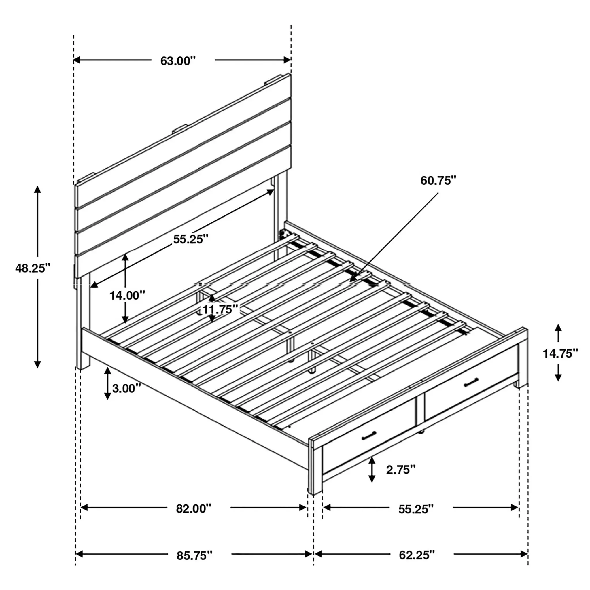 Brantford Storage Bed - Image 13