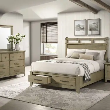 Hazlewood Bedroom Set Vineyard Oak
