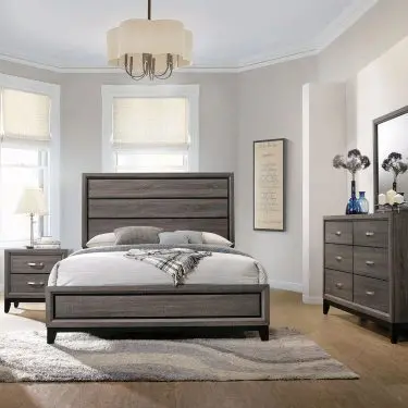 Watson Bedroom Set Grey Oak