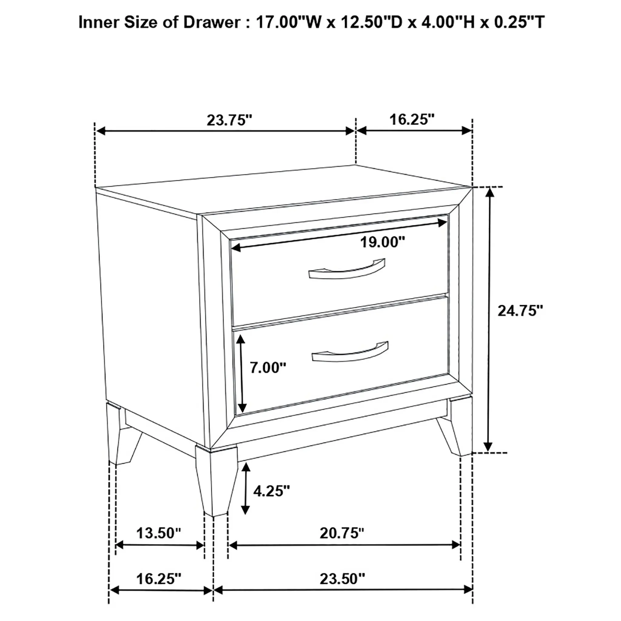 Watson Bed Grey Oak - Image 16