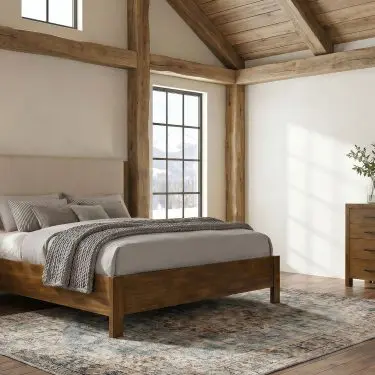 Adderley Bedroom Set Warm Brown