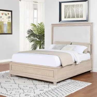 Pembroke Panel Bed Washed Oak
