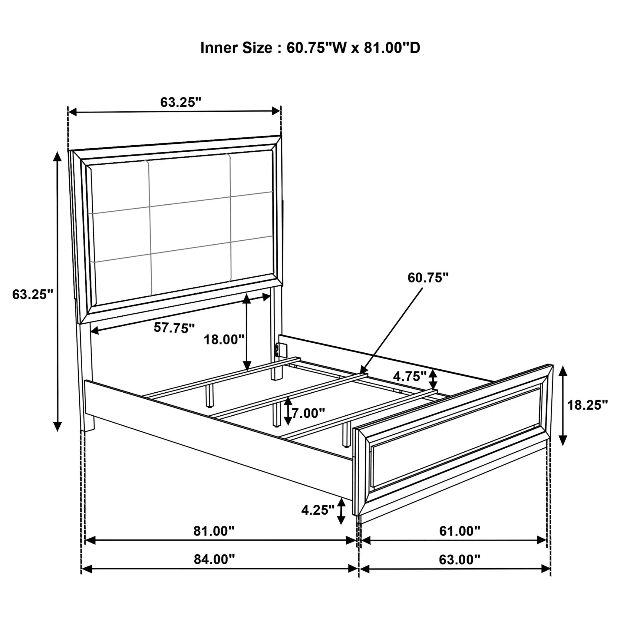 Atlas Bed Dark Oak - Image 16