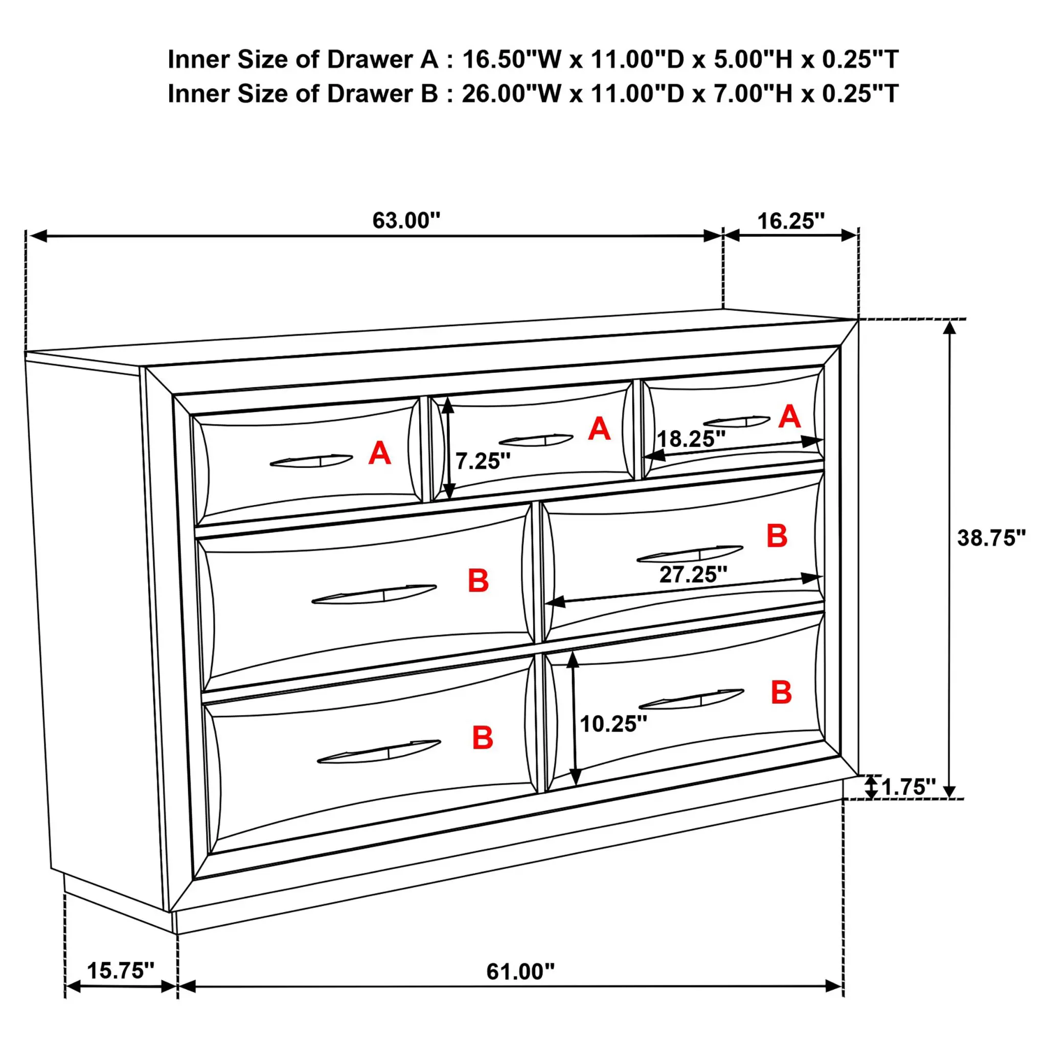 Atlas Bed Dark Oak - Image 18