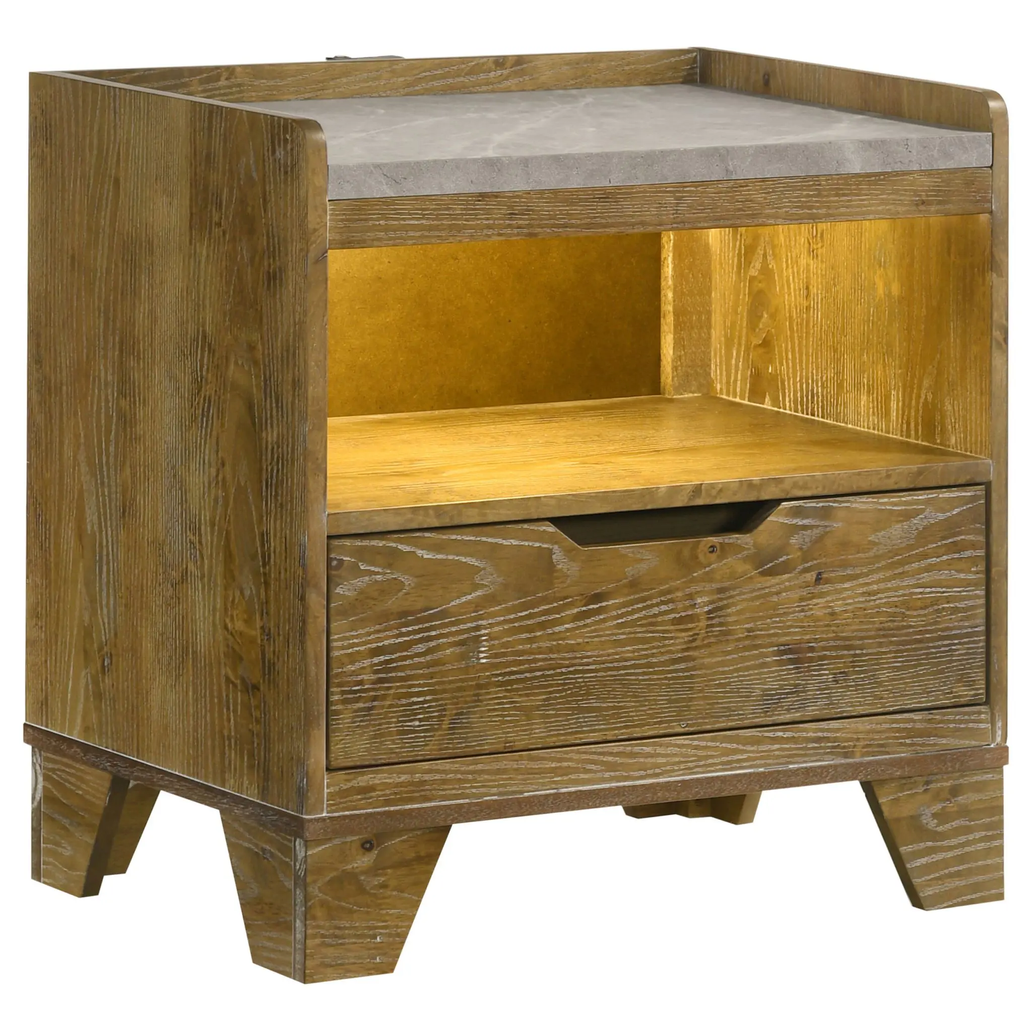 Henderson Bed Medium Oak - Image 5