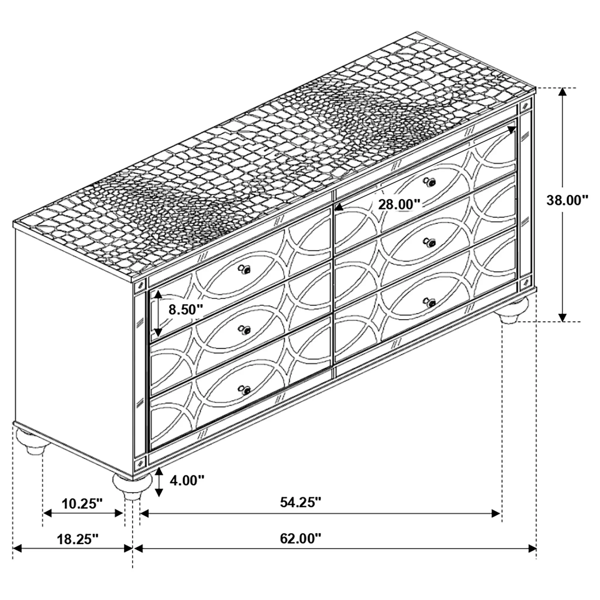 Gunnison Bed Silver Metallic - Image 17