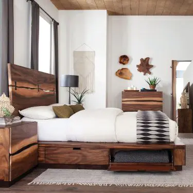 Winslow Storage Bed Smokey Walnut