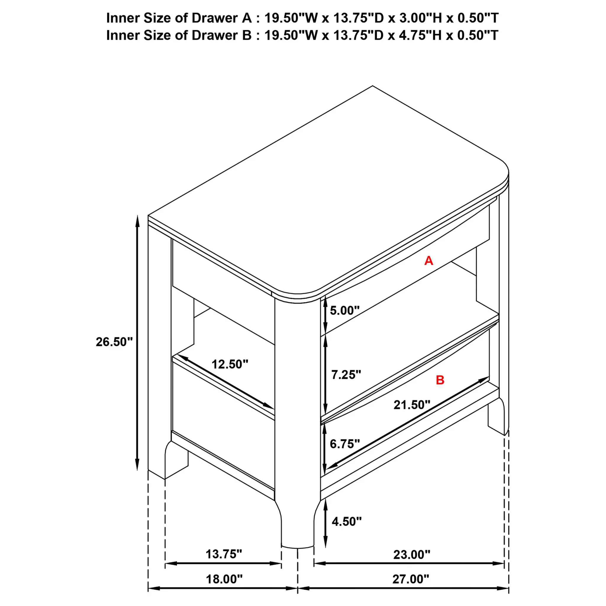 Maderia Bed Walnut - Image 17