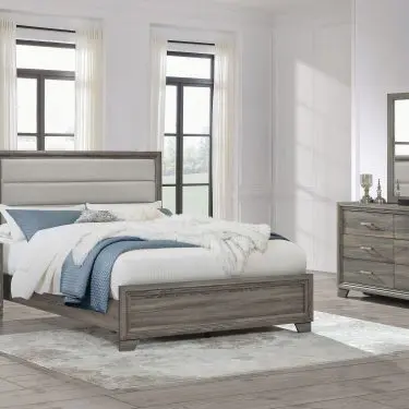 Wright Bedroom Set Brown Oak