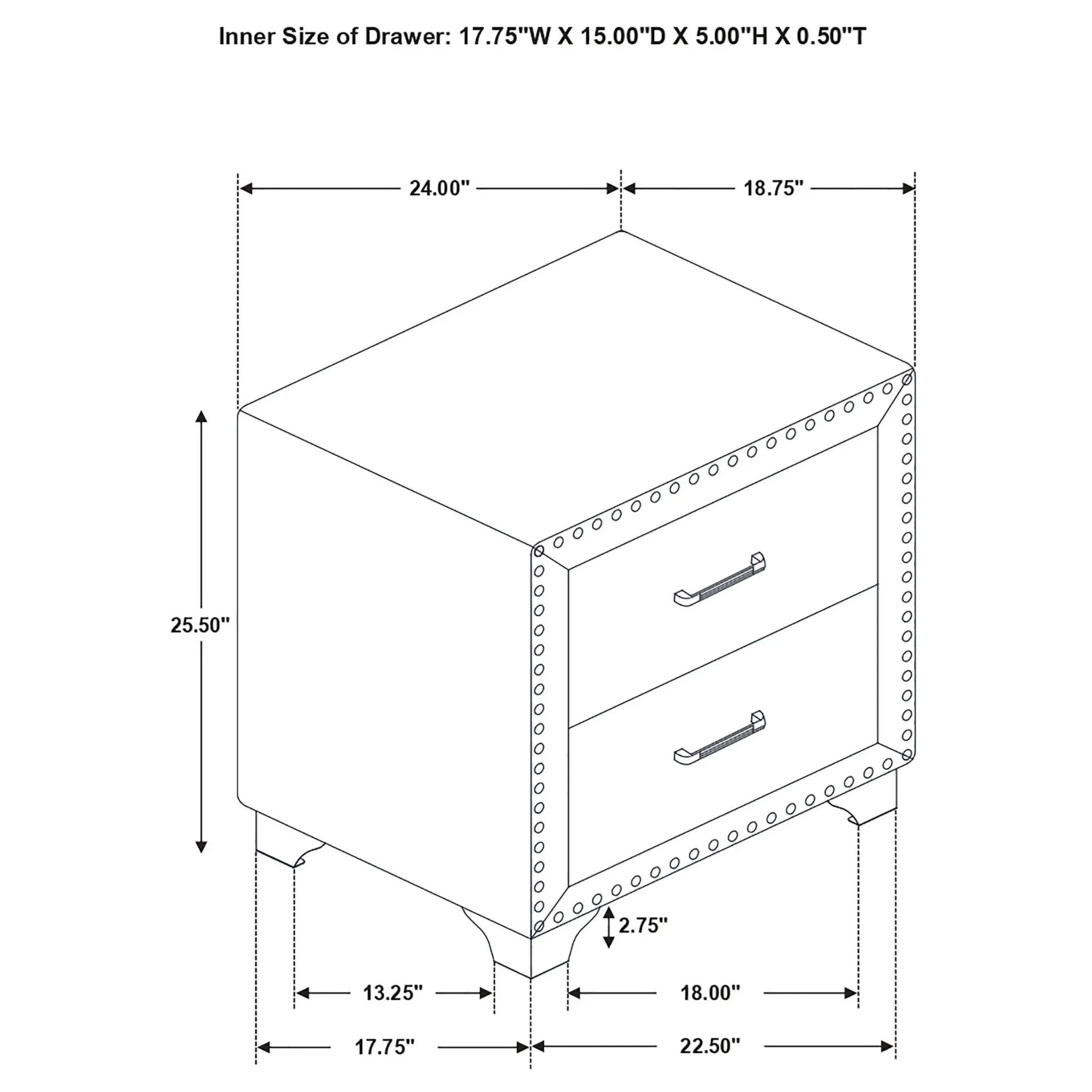 Melody Upholstered Bed - Image 11