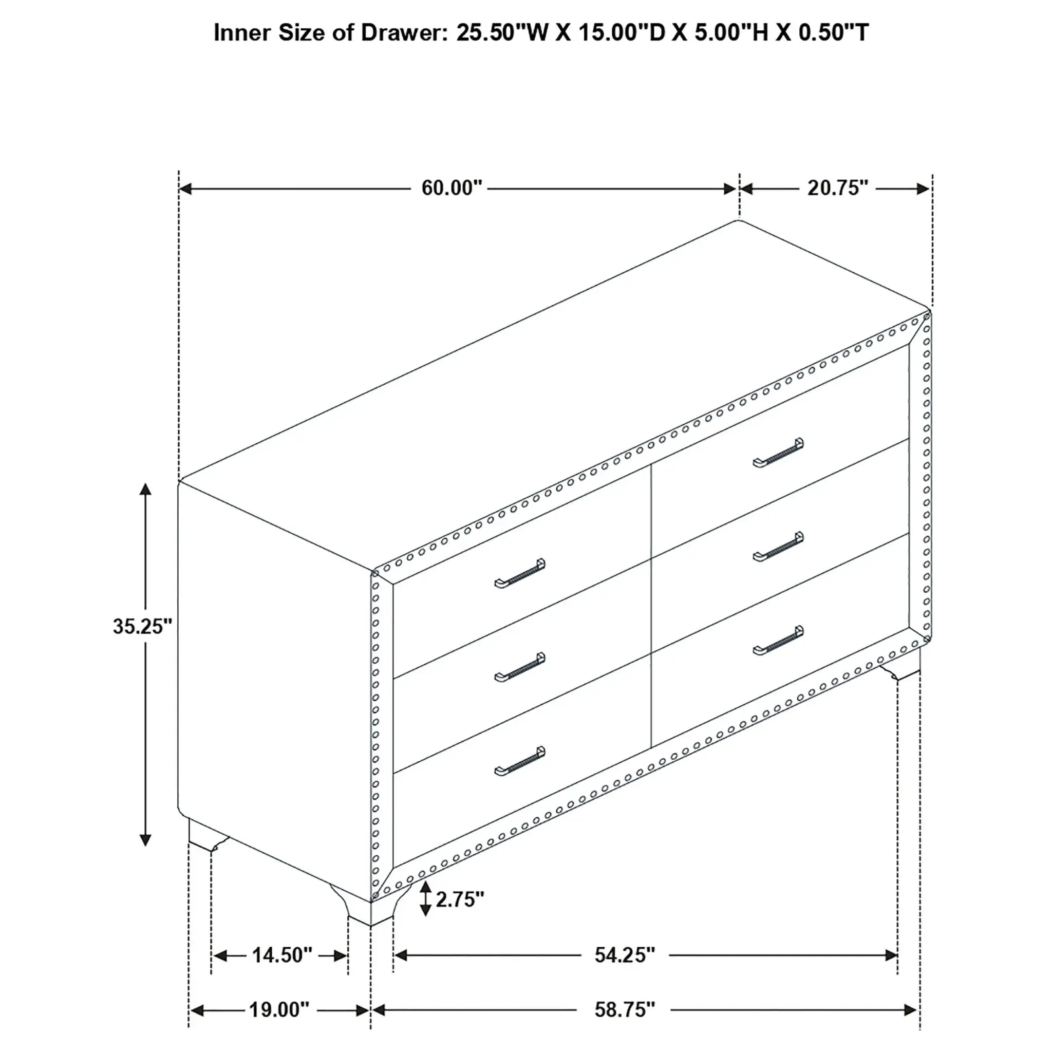 Melody Upholstered Bed - Image 12