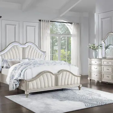 Evangeline Bedroom Set Silver Oak