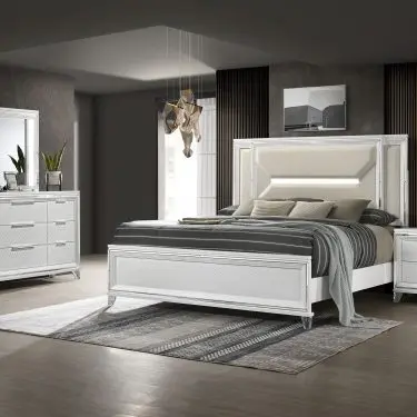 Marmore Bedroom Set White