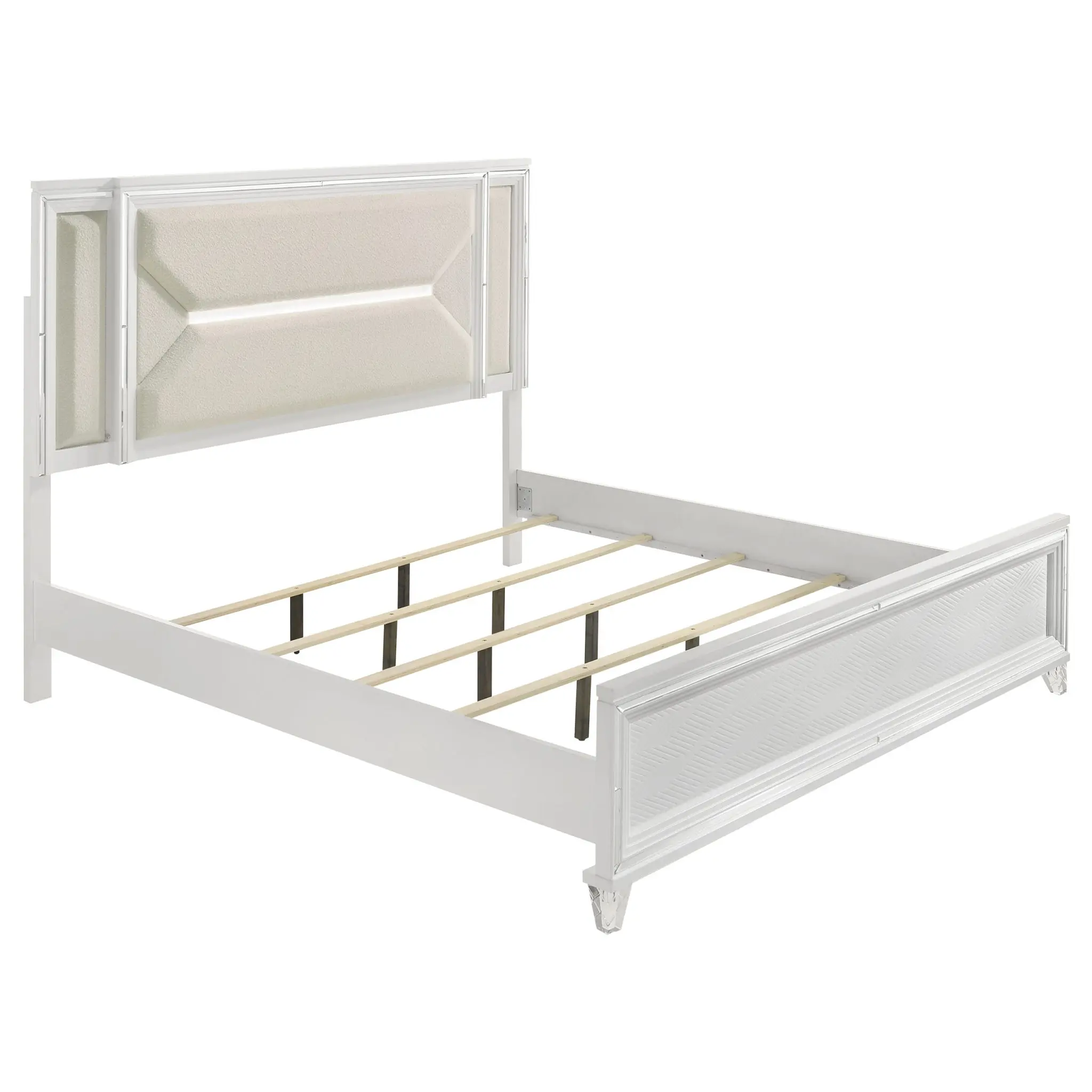 Marmore Bedroom Set White - Image 3