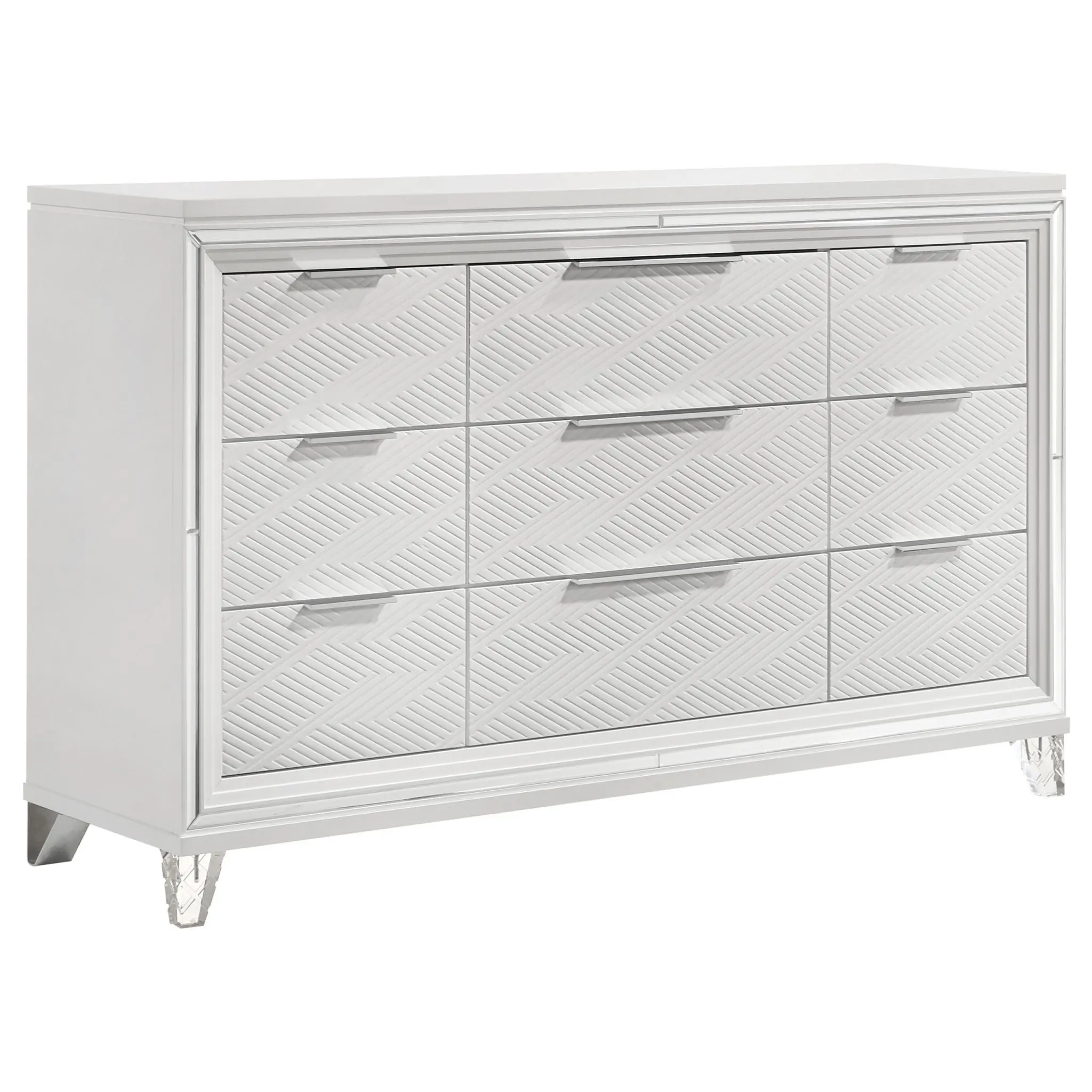 Marmore Bedroom Set White - Image 7