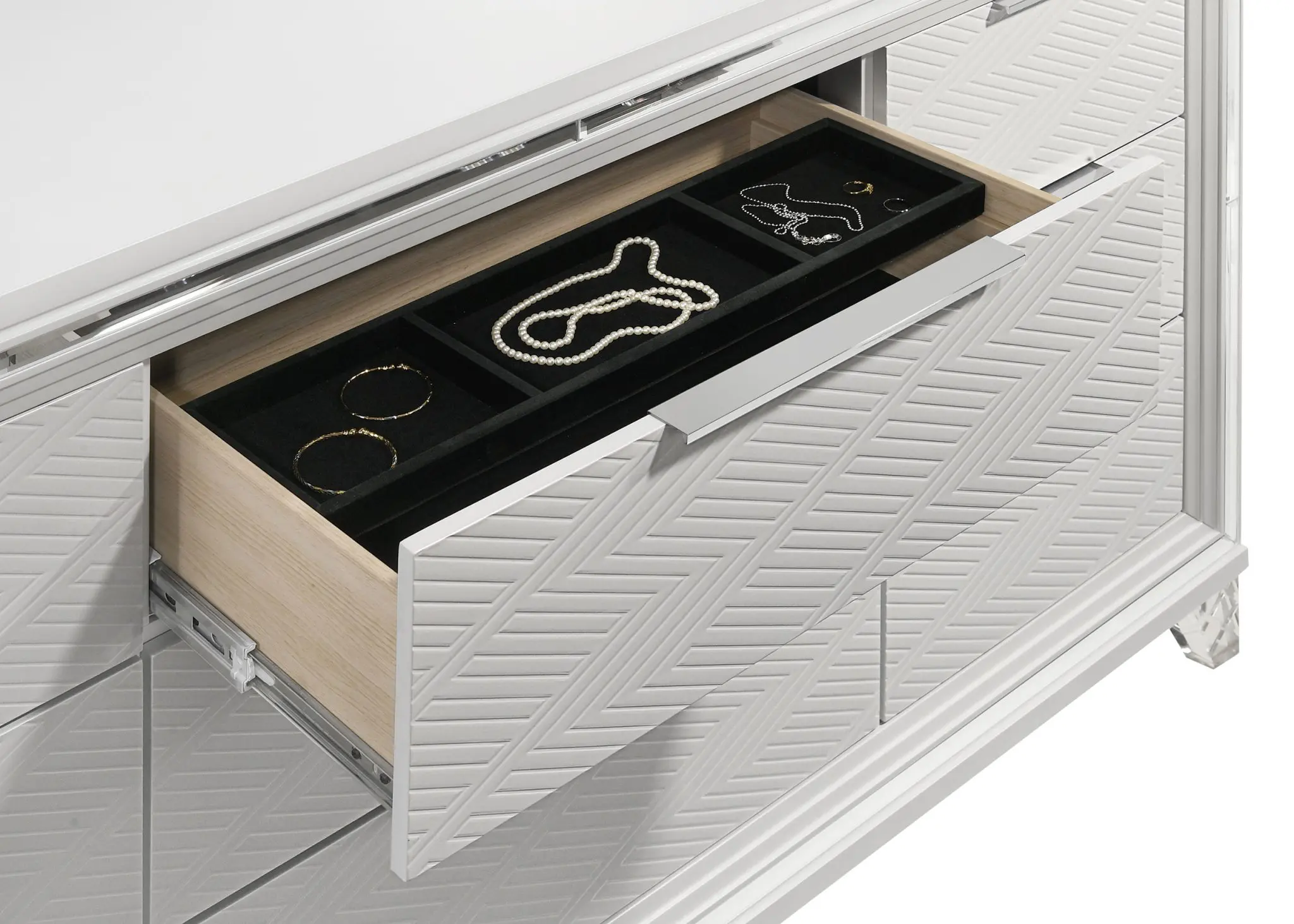 Marmore Bedroom Set White - Image 13